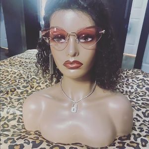 New! Cat Eye Rimless Frames